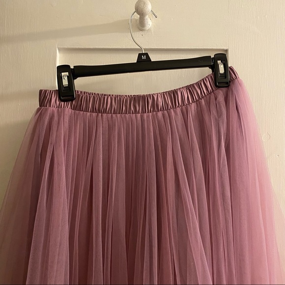 Handmade Lilac Tulle Skirt - Picture 2 of 2